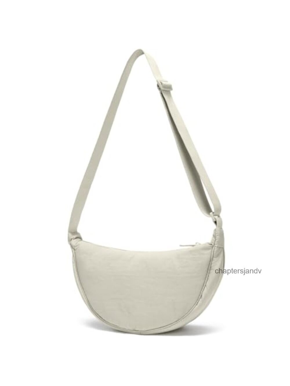 Nylon Crescent Sling Crossbody Bag Adjustable Strap Small